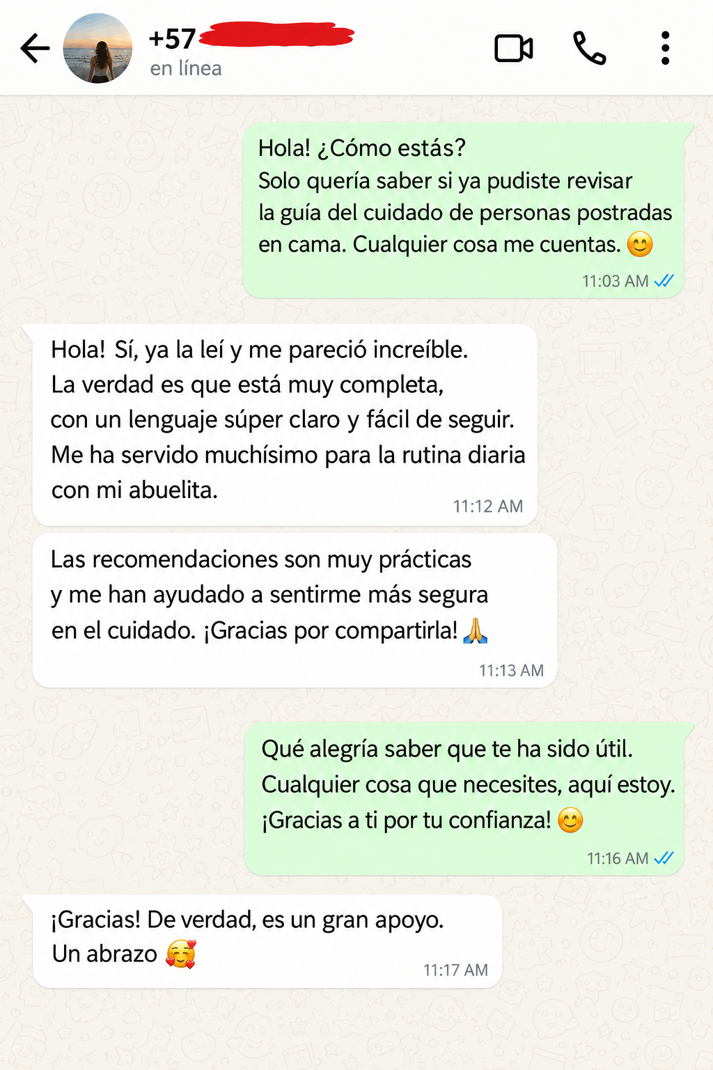 Testimonio de clienta 2